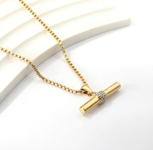 Golden Axis Necklace